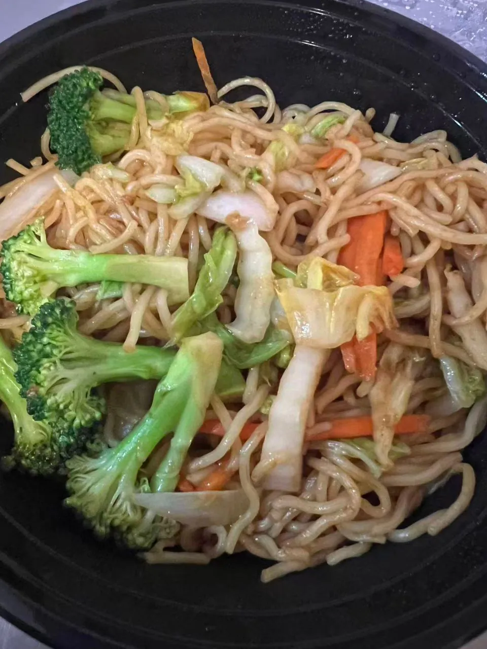 Stir-fried noodles with broccoli and vegetables at Wei Sushi&Ramen, a Japanese Restaurant in Cobleskill