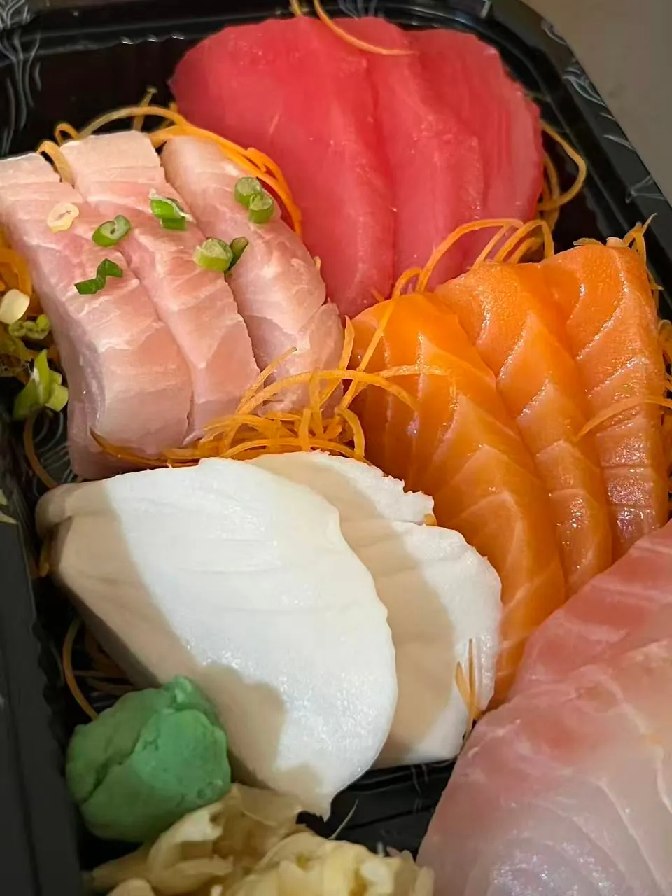 Fresh assorted sashimi with tuna, salmon and white fish at Wei Sushi&Ramen, a Japanese Restaurant in Cobleskill