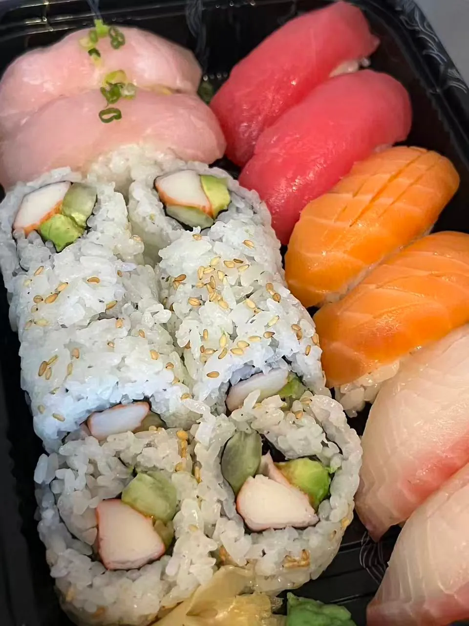 California roll with assorted nigiri at Wei Sushi&Ramen, a Japanese Restaurant in Cobleskill